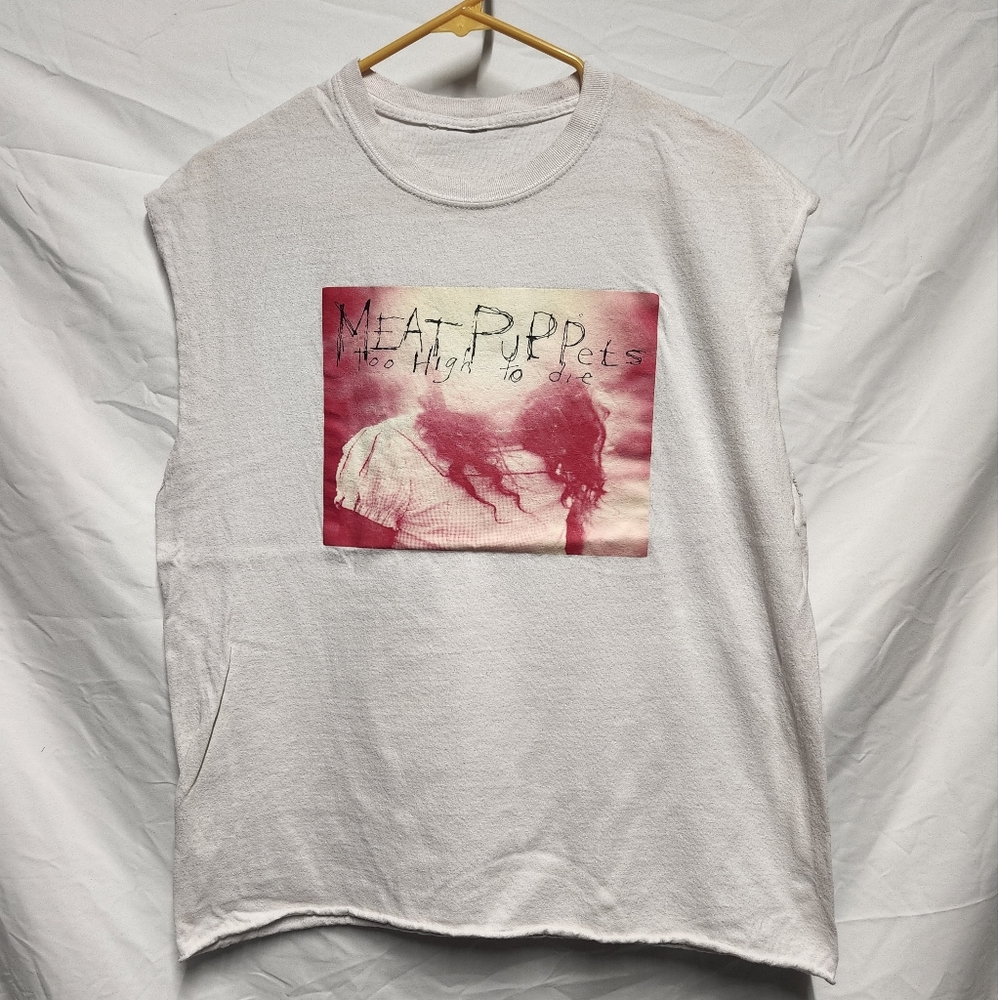 Meat Puppets Too High To Die cutoff shirt